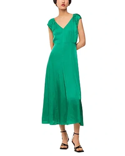 WHISTLES ARIE HAMMERE DSATIN MIDI DRESS