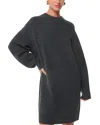 Whistles Womens Grey Ava Round-neck Wool Knitted Mini Dress In Grey