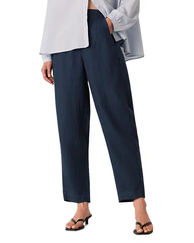 Whistles Barrel Pants In Blue