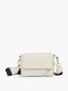 Whistles Millie Croc-embossed Crossbody In White