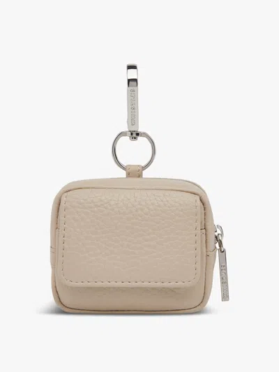 Whistles Bibi Keyring Bag In Taupe