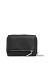 Whistles Bibi Leather Purse In Black