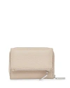 Whistles Bibi Zip Purse In Taupe