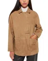 Whistles Bohdi Western Suede Biker Jacket In Brown