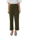 Whistles Camilla Wide Leg Pants In Khaki