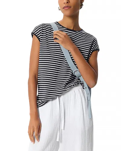 Whistles Cap Sleeve Tee In Black