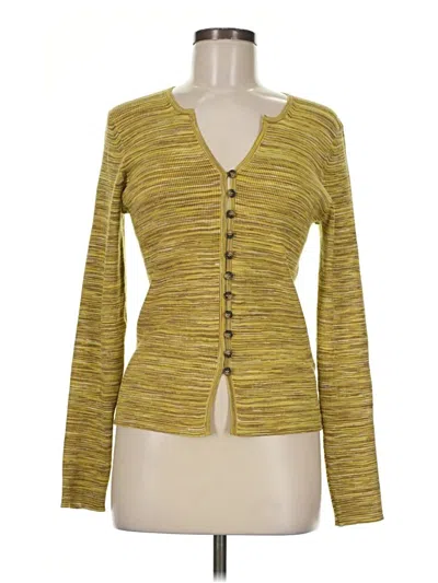 Pre-owned Whistles Cardigan Sweater In Yellow