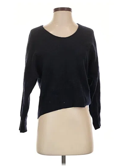 Pre-owned Whistles Cashmere Pullover Sweater In Black