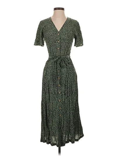 Pre-owned Whistles Casual Dress In Green