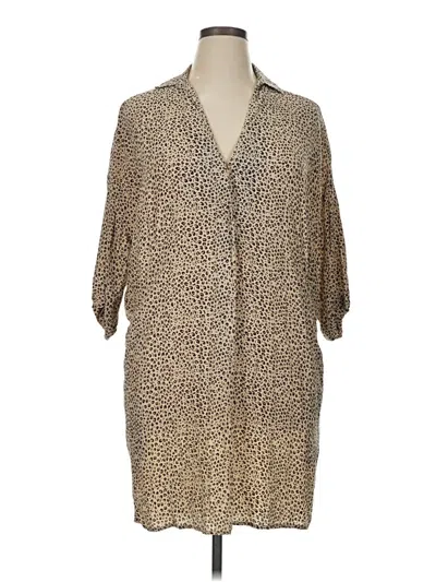 Pre-owned Whistles Casual Dress In Tan
