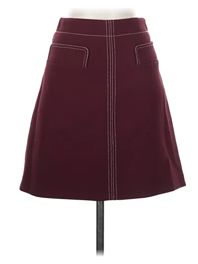 Pre-owned Whistles Casual Skirt In Burgundy