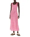 Whistles Cindy Two Tone Dress In Pink Multi