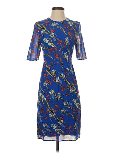 Pre-owned Whistles Cocktail Dress In Blue