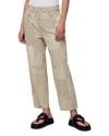 Whistles Cotton Authentic Patchwork High Rise Boyfriend Jeans In Stone In Stone