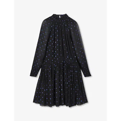 Whistles Girls Multi-coloured Kids Effy Polka-dot Chiffon Dress 3-12 Years
