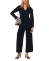 Whistles Elora Velvet Jumpsuit In Navy