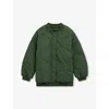 Whistles Frida Quilted Recycled-polyester Coat 3-12 Years In Khaki/olive