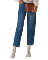 Whistles High-rise Cropped Barrel-leg Jeans In Denim In Denim