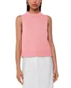 Whistles Indie Rib Detail Tank Top In Pink