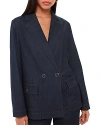 WHISTLES JOANNA DENIM BLAZER