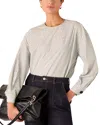 Whistles Kirstie Striped Blouse In White/multi