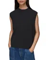 Whistles Knitted Tank Top In Navy