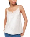 Whistles Lace Trim Camisole Top In Neutral