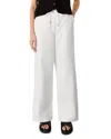 Whistles Leona Linen Blend Trouser In White