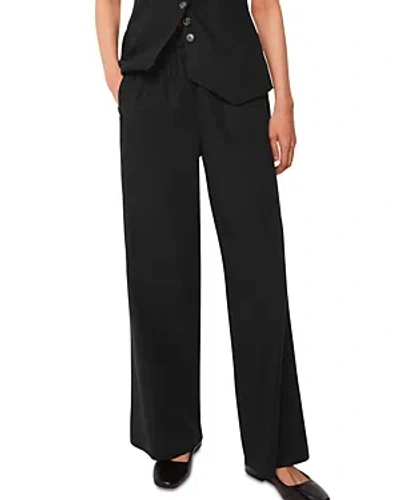 Whistles Lindsey Linen Blend Trousers In Black