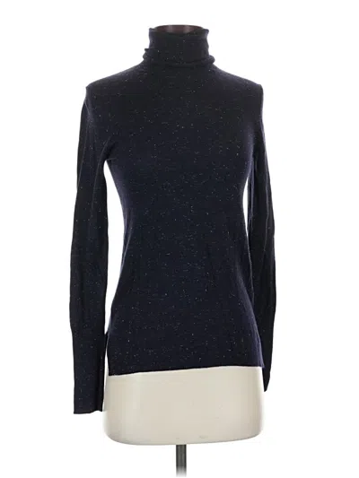 Pre-owned Whistles Long Sleeve Turtleneck In Blue
