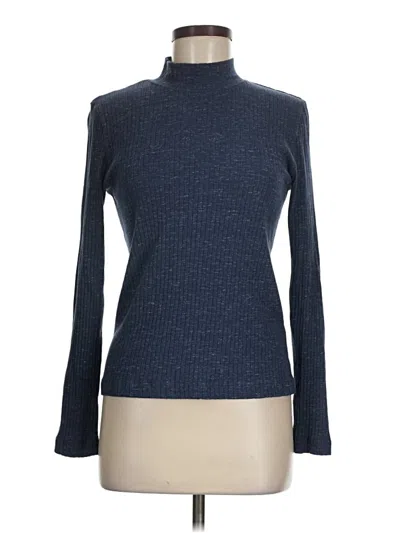 Pre-owned Whistles Long Sleeve Turtleneck In Blue