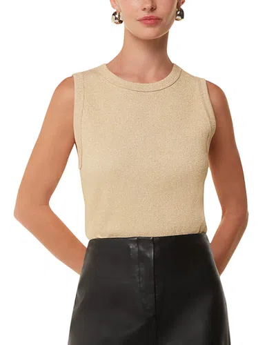 Whistles Luna Sparkle Tank In Gold