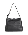 Whistles Mabel Buckle Detail Leather Tote Bag In Black