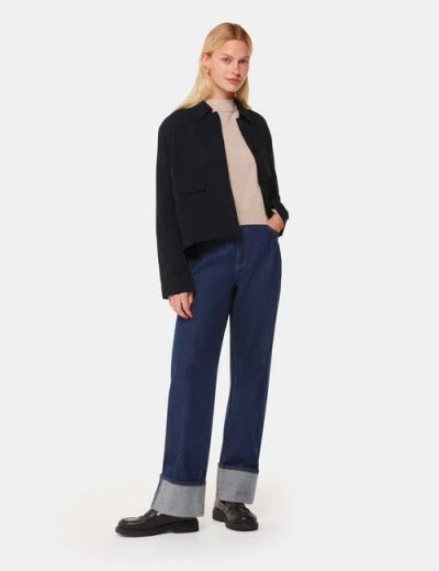 Whistles Marie Casual Jacket In Black