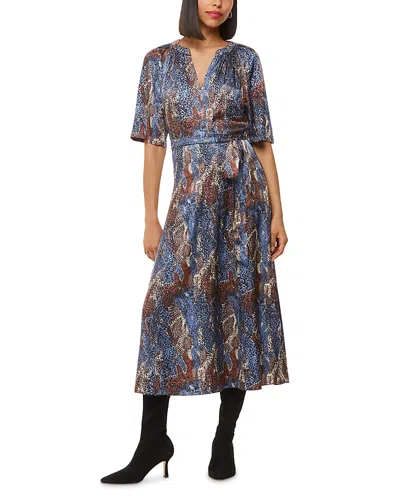 WHISTLES MARLOW DASHED SPOT PRINT DRESS