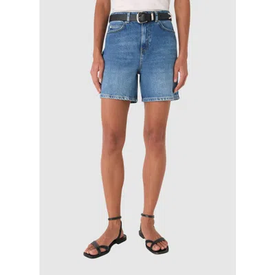 Whistles Mid Rise Relaxed Denim Shorts