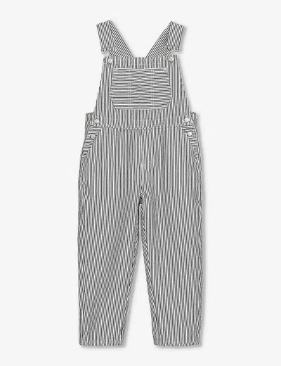 Whistles Girls Multi-coloured Kids Nico Striped Cotton Dungarees 3-12 Years