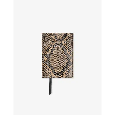 Whistles Snake-effect Leather Passport Holder Multi-coloured