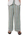 Whistles Nicola Striped Wide Leg Pants In Multicolor
