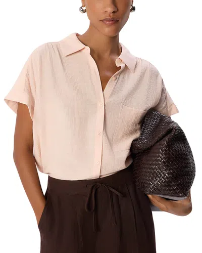 Whistles Nicola Textured Shirt In Multi