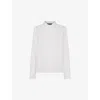 Whistles Boxy Cotton Shirt In White