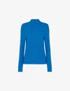 Whistles Womens Essential Ribbed Jersey Top