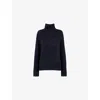 Whistles Omens  Funnel-neck Stretch Alpaca-blend Jumper In Black