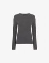 Whistles Striped Cotton And Modal-blend Top In Blue