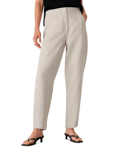 Whistles Petite Barrel Pants In White