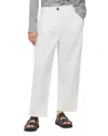 Whistles Petites Bethany Pleated Pants In White