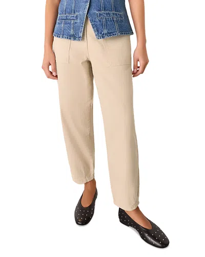 Whistles Petites Tessa Utility Pants In Neutral