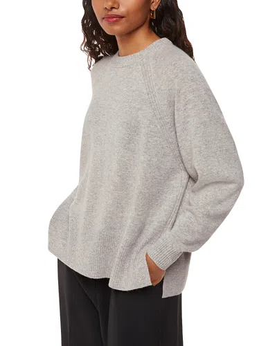 Whistles Petites Ultimate Cashmere Sweater In Grey Marl
