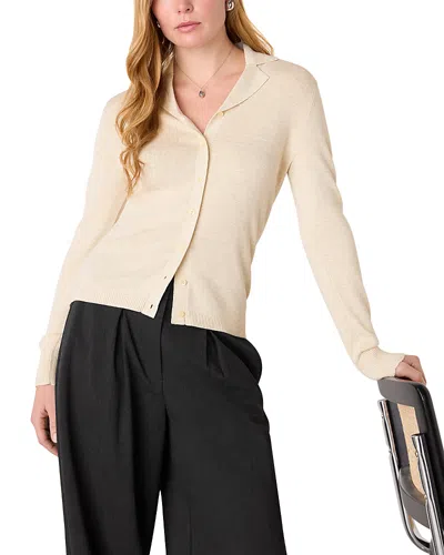 Whistles Phoebe Knit Shirt In Neutral