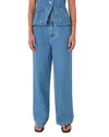 Whistles Relaxed Straight Leg Jeans In Denim